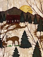 Cabin in the Woods II Fine Art Print
