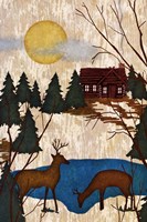 Cabin in the Woods I Fine Art Print