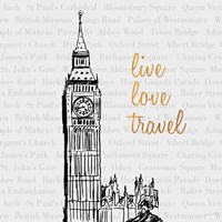 Live Love Travel Fine Art Print