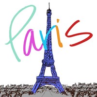 Vibrant Paris Fine Art Print