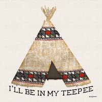 In My Teepee Fine Art Print