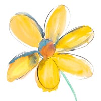 Yellow Summer Daisy Fine Art Print