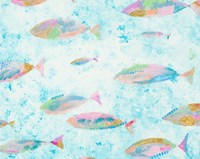 Aqua Blue Fishy Fine Art Print