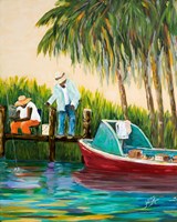 Dock Fishing Fine Art Print