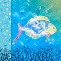 Under the Sea I Framed Print