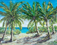 Tropical Palm Tree Paradise Fine Art Print