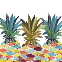 Pumped Up Pineapples Fine Art Print