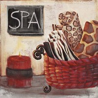 Red Jungle Spa I Fine Art Print