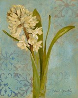 Hyacinth on Teal I Fine Art Print