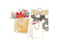 Holiday Shopping Bags I Fine Art Print