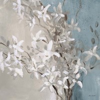 Misty Orchids (Blue) I Framed Print