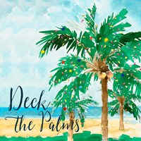 Deck the Palms Fine Art Print
