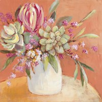 Succulents with a Rosy Outlook Fine Art Print