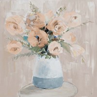 Neutral Peonies Fine Art Print