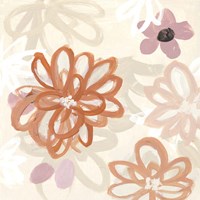 Flowery Thoughts I Framed Print