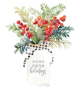 Mason Jar for Christmas Fine Art Print