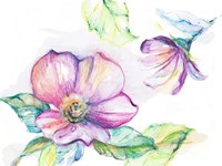 Light and Breezy Florals I Fine Art Print