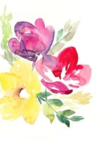 Spring Rhapsody FLorals I Fine Art Print