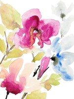 Peaceful Florals II Fine Art Print