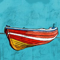 Little Red Rowboat Fine Art Print