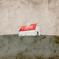 Red and White Barn Fine Art Print