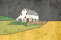 White Barn Fine Art Print