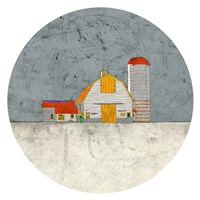 Barn and Silo Fine Art Print