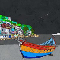 Boat Ride along the Coast I Fine Art Print