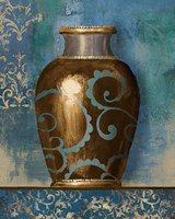 Indie Vessel on Blue I Fine Art Print