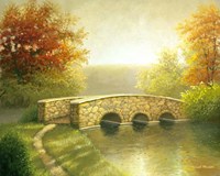 Autumn Bridge I Fine Art Print