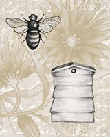Bee Hives II Framed Print