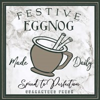 Taupe Christmas Sign II Framed Print