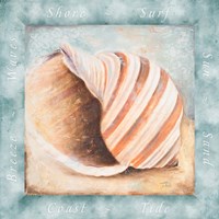 Sun, Sand and Surf I Framed Print