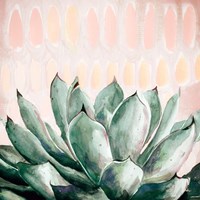 Modern Green Agave Fine Art Print