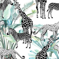 Patterned Safari Fine Art Print