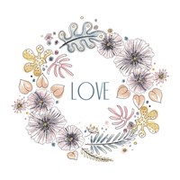 Nature Love Wreath Fine Art Print