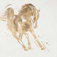 Spirit Horse Gold Fine Art Print