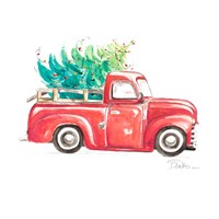 Christmas Tree Haul I Fine Art Print