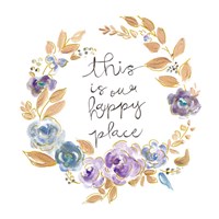 Inspirational Flower Wreath Fine Art Print