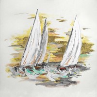 Sailing at Sunset II Fine Art Print