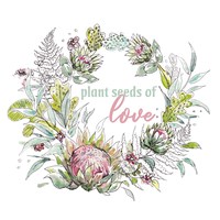 Protea's Inspirational Wreath I Fine Art Print