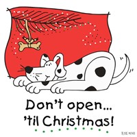 Don't Open til Christmas I Fine Art Print
