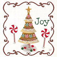 Gingerbread Forest III Framed Print