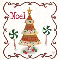 Gingerbread Forest IV Framed Print