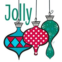 Joyful Christmas Ornaments IV Fine Art Print