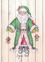 Santa & Cardinal II Framed Print