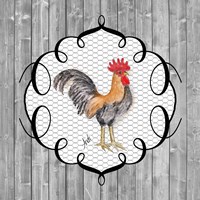 Rooster on the Roost I Fine Art Print