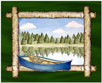 Framed Lake View III Framed Print