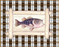 Framed Lake Fish I Fine Art Print