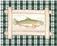 Framed Lake Fish II Fine Art Print